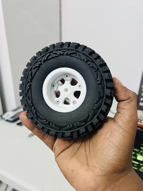 Mâm Bead-lock Wheel RC Crawler 1/10 (HEX 12mm & 6mm) - Image 1