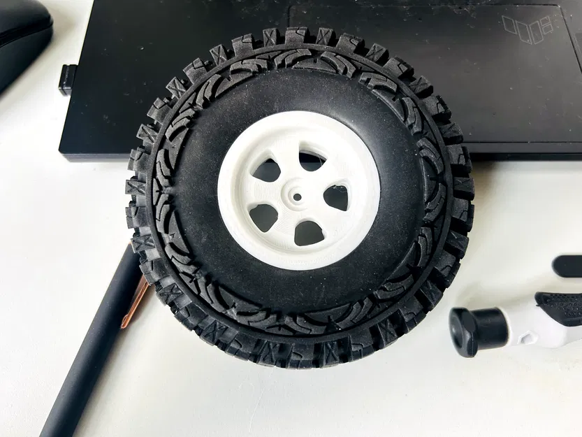 Mâm Bead-lock Wheel RC Crawler 1/10 (HEX 12mm & 6mm) - Image 2