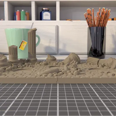 Diorama + Hex Terrain cho Steelheart's Champions