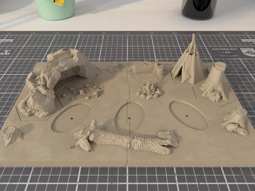 Diorama + Hex Terrain cho Rippa's Snarlfangs - Image 1