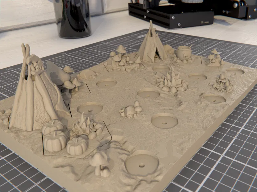 Diorama + Hex Terrain cho Zarbag's Gitz - Image 2