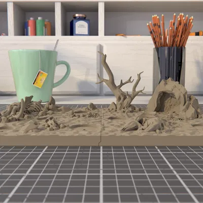 Diorama + Hex Terrain cho The Grymwatch