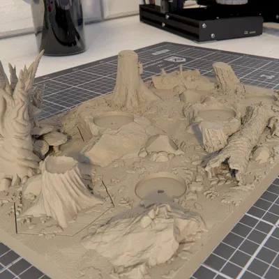 Diorama + Hex Terrain cho Ylthari's Guardians