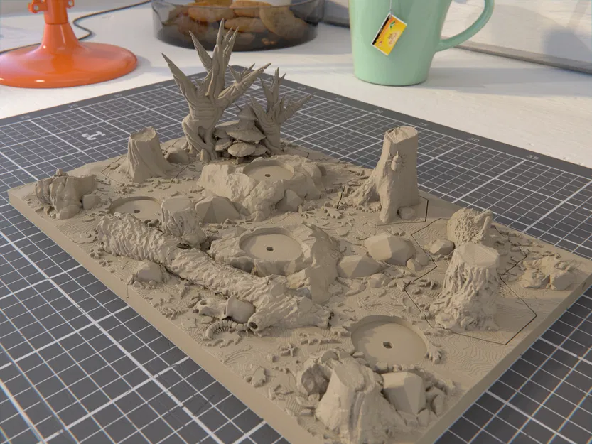 Diorama + Hex Terrain cho Ylthari's Guardians - Image 3