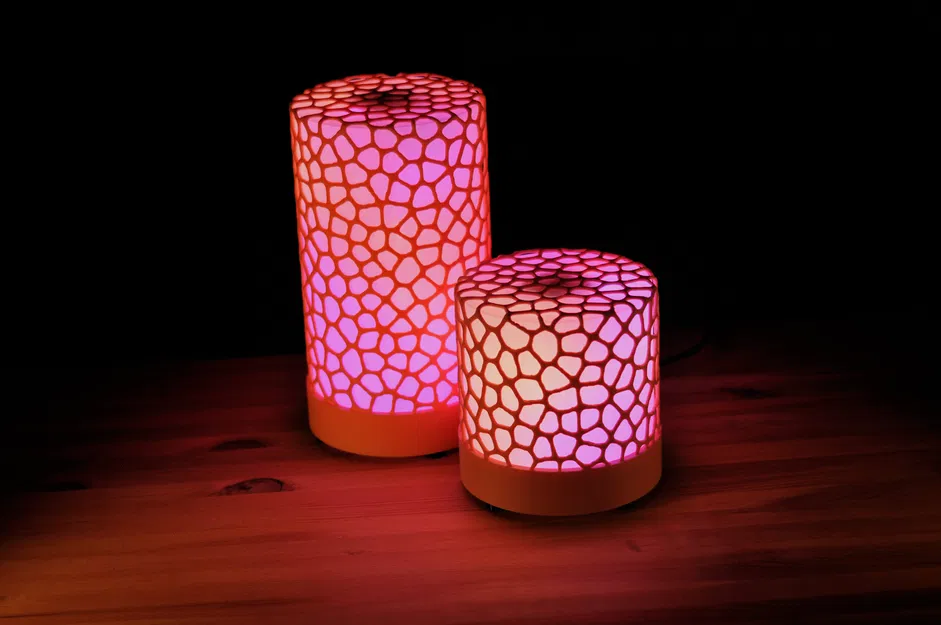 Luma Glow – Đèn WLED với chụp Voronoi - Image 1