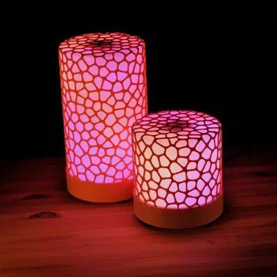 Luma Glow – Đèn WLED với chụp Voronoi
