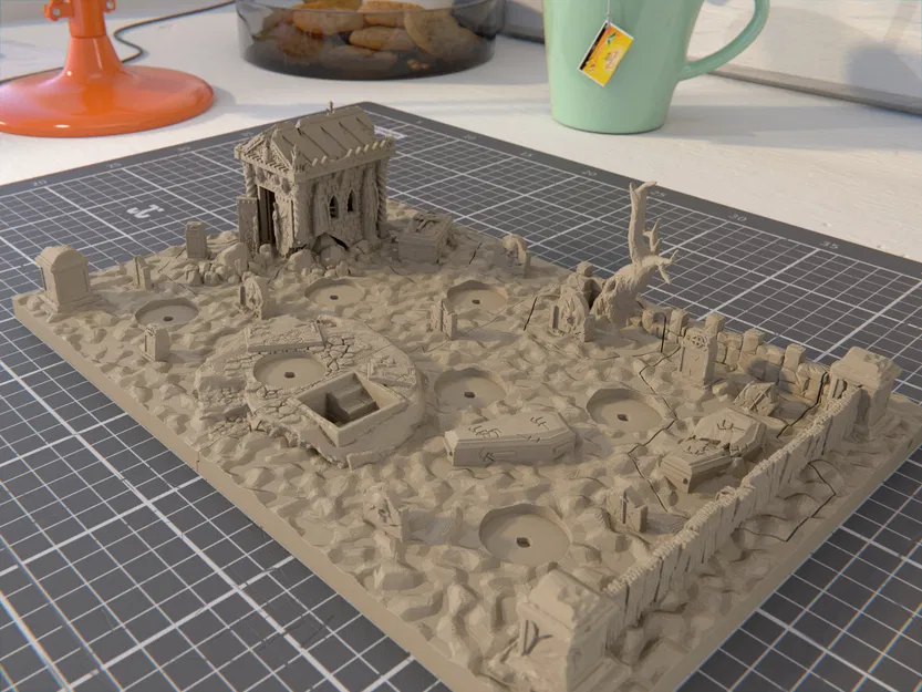 Diorama + Hex Terrain cho Sepulchral Guard - Image 3