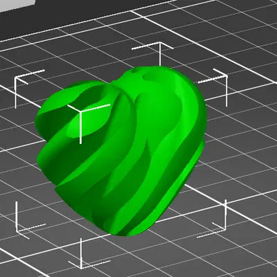 Mô Hình Trái Tim Xoắn 3D - Quà Tặng Valentine Độc Đáo