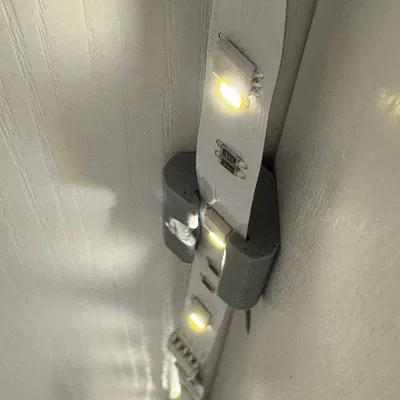 Giá đỡ gắn góc cho LED Strip 10mm (Corner Mount/Bracket)