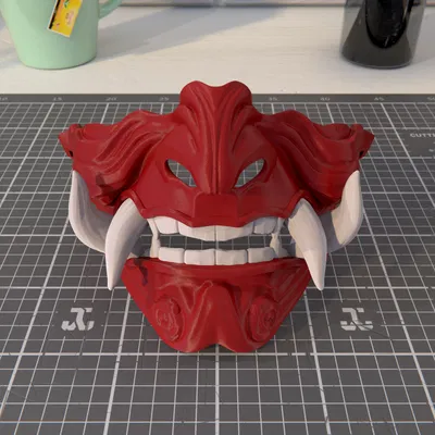 Mặt nạ Oni (Mặt nạ Samurai) #3