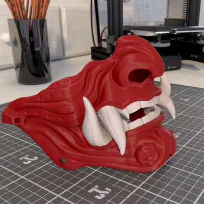 Mặt nạ Oni (Mặt nạ Samurai) #3