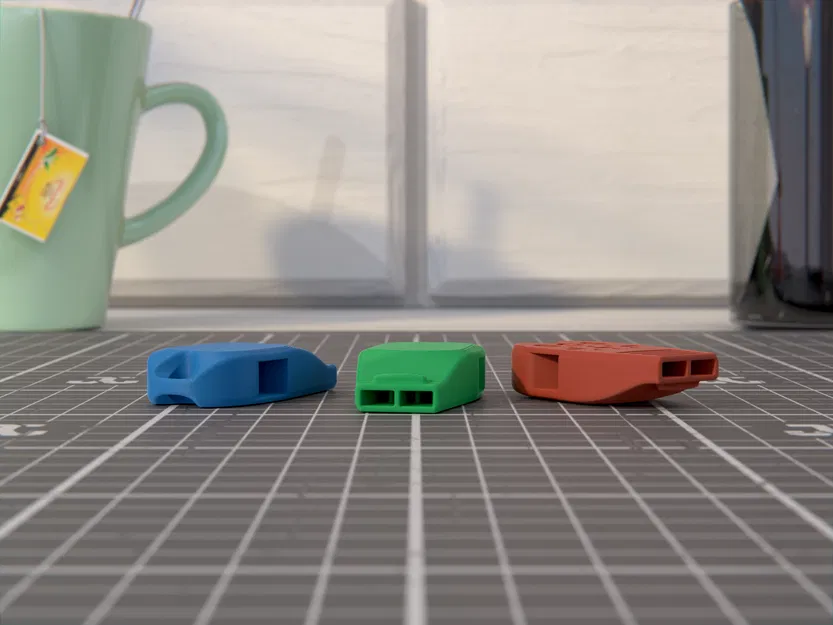 Còi Cứu Hộ Mini Có Tín Hiệu SOS (Compact Emergency Whistle with SOS Signal) - Image 4