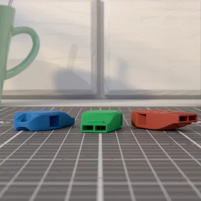 Còi Cứu Hộ Mini Có Tín Hiệu SOS (Compact Emergency Whistle with SOS Signal)