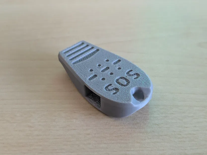 Còi Cứu Hộ Mini Có Tín Hiệu SOS (Compact Emergency Whistle with SOS Signal) - Image 7