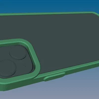 Ốp bumper iPhone 15 Plus tối giản (minimalistic)