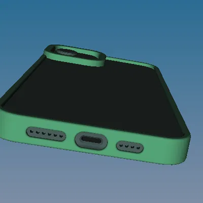 Ốp bumper iPhone 15 Plus tối giản (minimalistic)