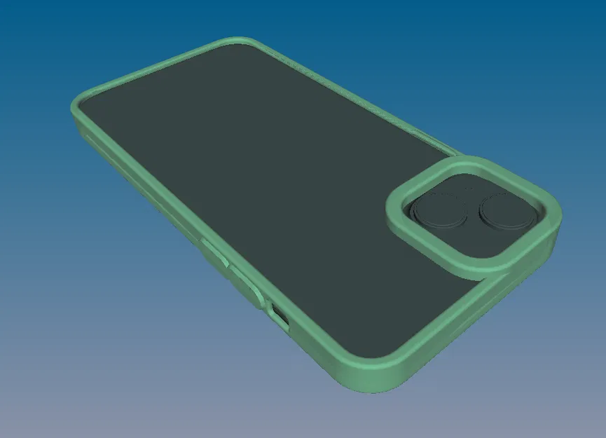 Ốp bumper iPhone 15 Plus tối giản (minimalistic) - Image 3