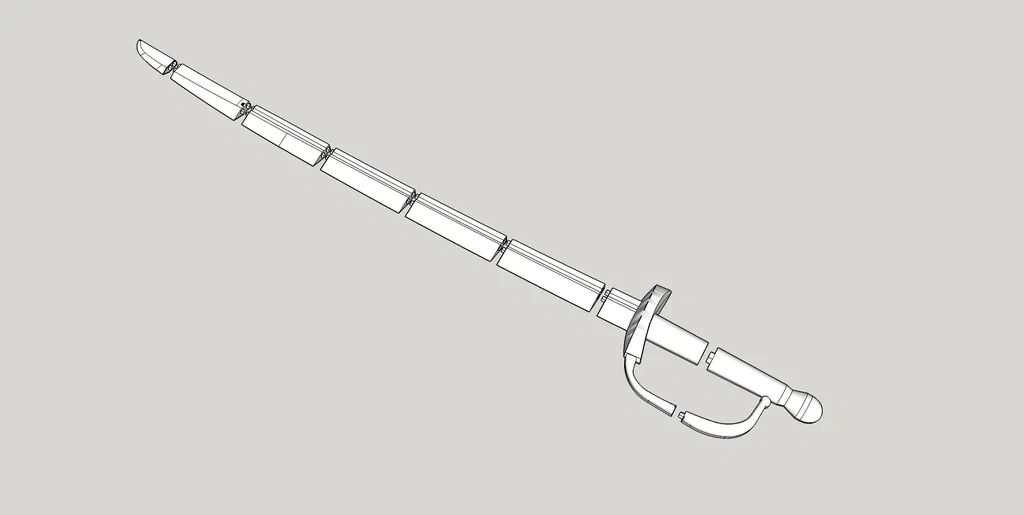 Kiếm Hải Tặc - Kích Thước Thật (Pirate Sword -Full Size-) - Image 1