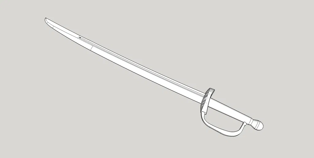 Kiếm Hải Tặc - Kích Thước Thật (Pirate Sword -Full Size-) - Image 2