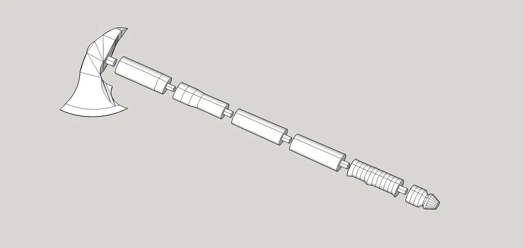 Rìu Chiến War Axe -Full Size- - Image 1