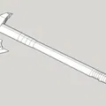 Rìu Chiến War Axe -Full Size- - Thumbnail 2
