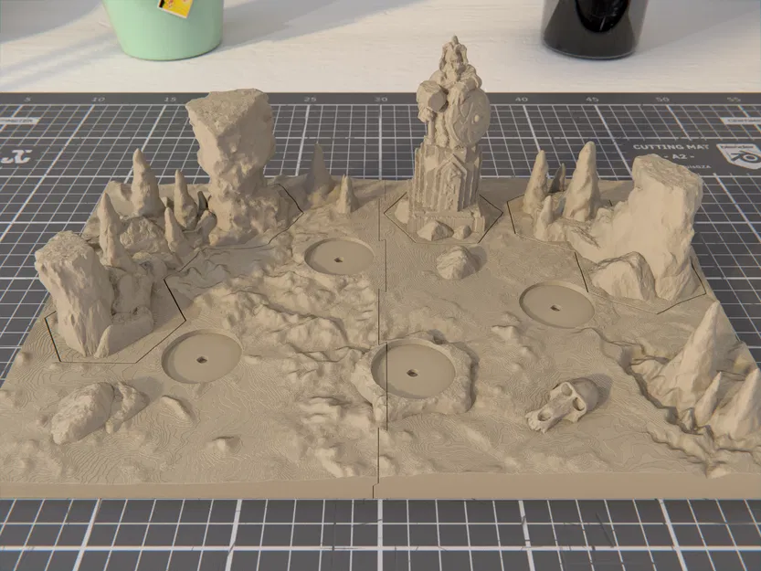 Diorama + Hex Terrain cho The Chosen Axes - Image 1