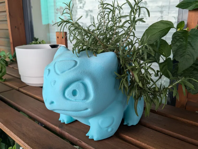 Chậu Bulbasaur tự tưới nước (Ø 10 cm) - Image 1