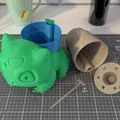 Chậu Bulbasaur tự tưới nước (Ø 10 cm) - Thumbnail 3