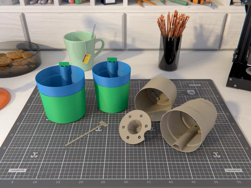 Hệ thống tự tưới (chậu Ø 10 cm & Ø 12 cm) - Image 1