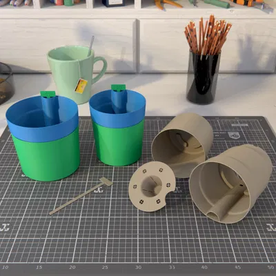 Hệ thống tự tưới (chậu Ø 10 cm & Ø 12 cm)