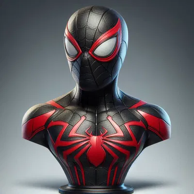 Tượng Bán Thân Miles Morales Siêu Anh Hùng