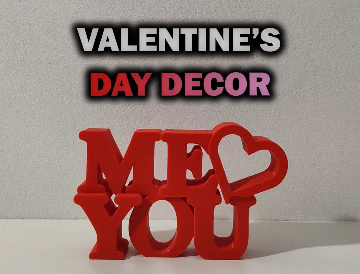 Trang Trí Valentine "ME & YOU" - Quà Tặng Độc Đáo - Image 1