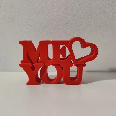 Trang Trí Valentine "ME & YOU" - Quà Tặng Độc Đáo