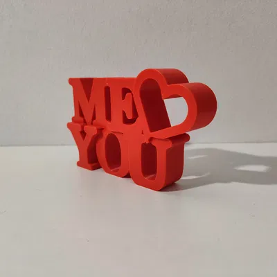 Trang Trí Valentine "ME & YOU" - Quà Tặng Độc Đáo