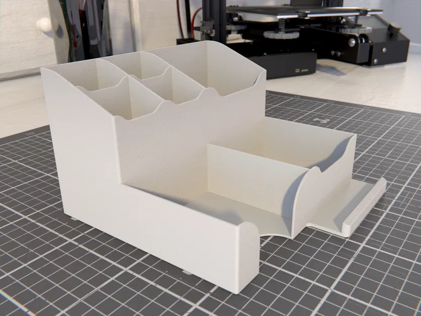 Khay sắp xếp bàn làm việc kèm giá đỡ điện thoại - Image 3