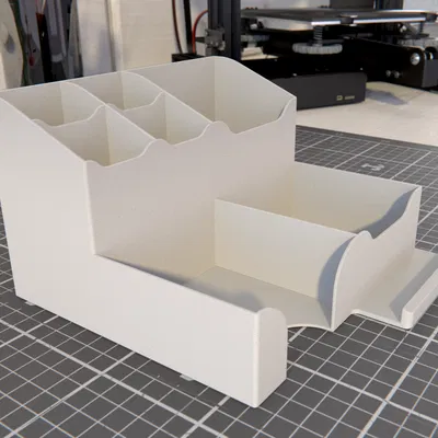 Khay sắp xếp bàn làm việc kèm giá đỡ điện thoại