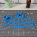 Dremel Router + Flat Guide + Radial Attachment (cho Dremel 3000/4000) - Thumbnail 1