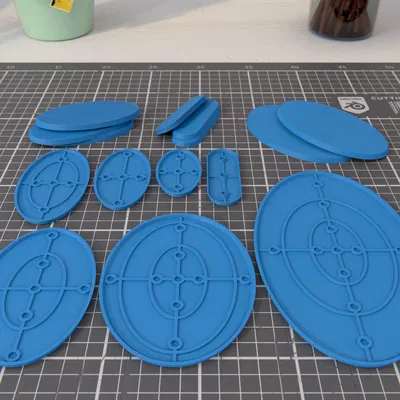 Đế Oval cho Wargames (Oval Bases for Wargames)