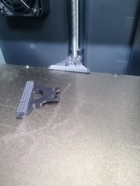 Creality K1/K1C: Bracket giữ silicone brush A1, Z OFFSET -1.8mm (remix) - Image 2