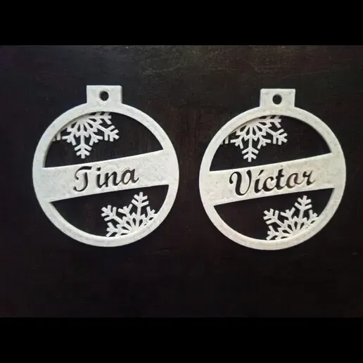 Quả Châu Noel Tùy Chỉnh Tên - Đồ Trang Trí Giáng Sinh Độc Đáo - Image 3