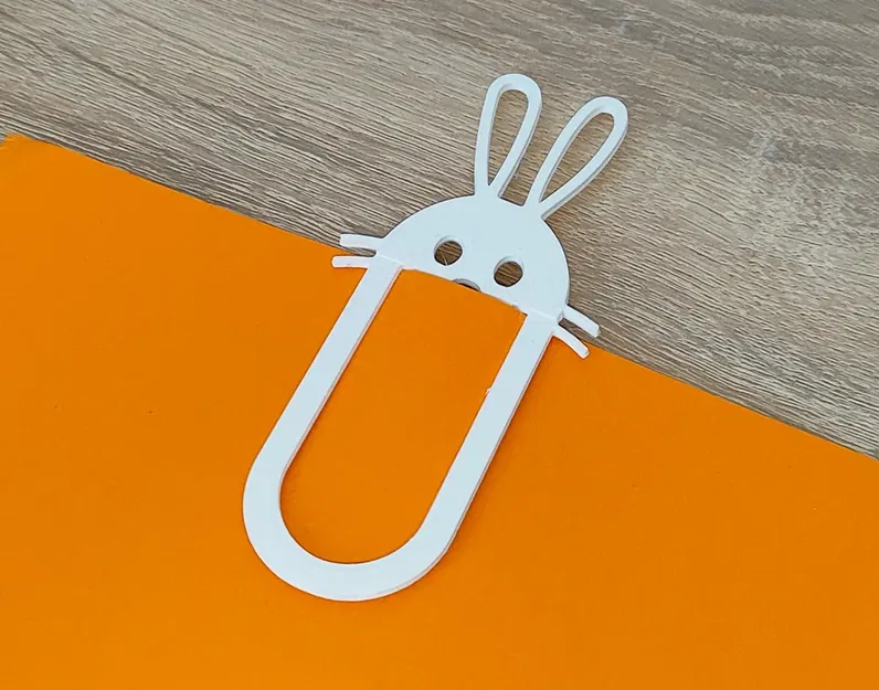 Kẹp Sách Hình Thỏ 3D Đáng Yêu - Phụ Kiện Không Thể Thiếu Cho Tín Đồ Sách - Image 1