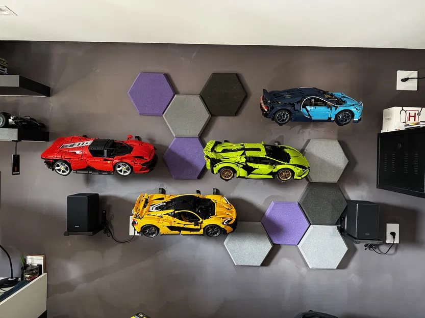 Giá đỡ treo tường Lego cho McLaren F1 42141 và Mercedes F1 42171 - Image 1