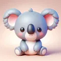 Mô Hình Gấu Koala Con 3D Dễ Thương Phong Cách Kawaii - Thumbnail 1