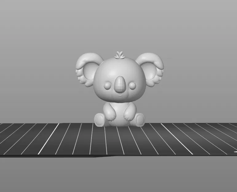 Mô Hình Gấu Koala Con 3D Dễ Thương Phong Cách Kawaii - Image 4