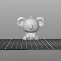 Mô Hình Gấu Koala Con 3D Dễ Thương Phong Cách Kawaii - Thumbnail 4