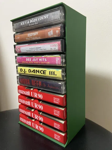 Kệ Đựng Băng Cassette Mini 10 Băng - In 3D Gọn Gàng - Image 1