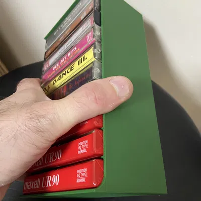 Kệ Đựng Băng Cassette Mini 10 Băng - In 3D Gọn Gàng