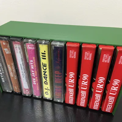 Kệ Đựng Băng Cassette Mini 10 Băng - In 3D Gọn Gàng