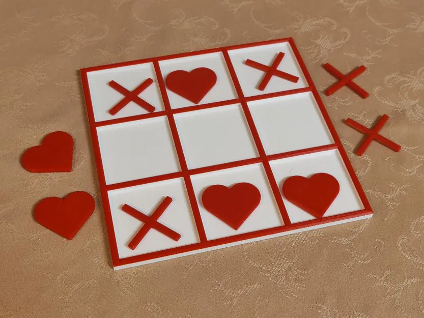 Cờ Caro Trái Tim Valentine - Game 3D Tình Yêu - Image 1