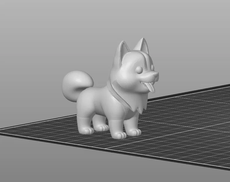 Mô Hình Husky Bé Bỏng "Kawaii" Dễ Thương - In 3D - Image 2